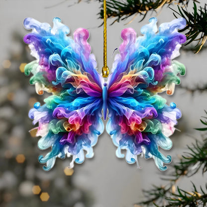 Butterfly Colorful Acrylic Ornament Gift For Nature