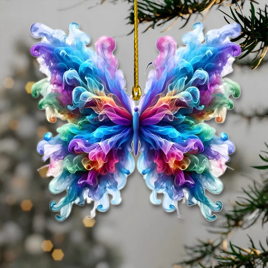 Butterfly Colorful Acrylic Ornament Gift For Nature