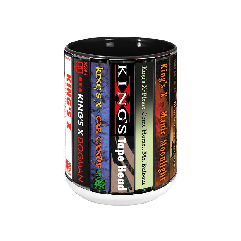 King’s X Albums Cassette Collection Retro Accent Mug