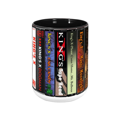 King’s X Albums Cassette Collection Retro Accent Mug