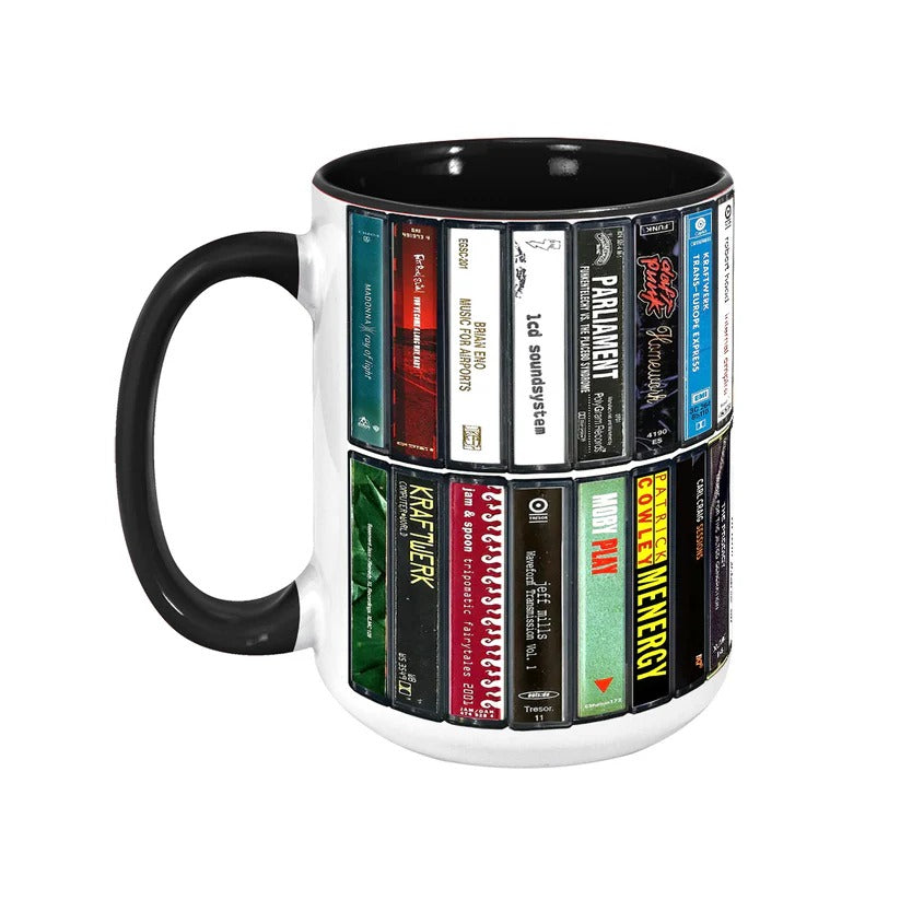 Electronic Dance Music Albums Cassette Collection Accent Mug
