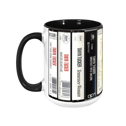 Tanya Tucker Albums Cassette Retro Collection Accent Mug