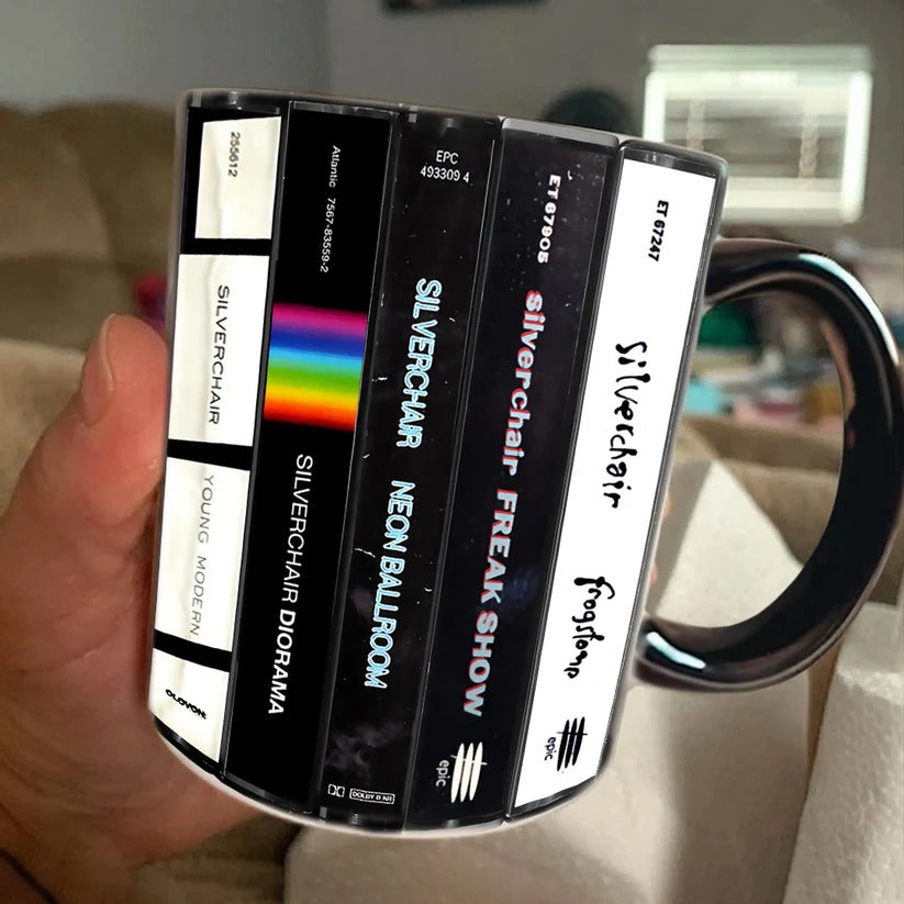 Silverchair Albums Cassette Collection Retro Accent Mug