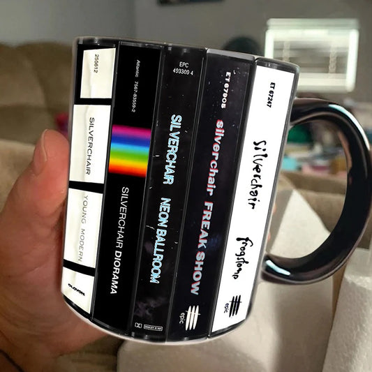 Silverchair Albums Cassette Collection Retro Accent Mug