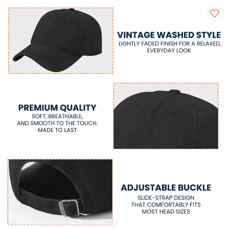 Classic Music Denim Cap – Retro Rock Music Fan Cap