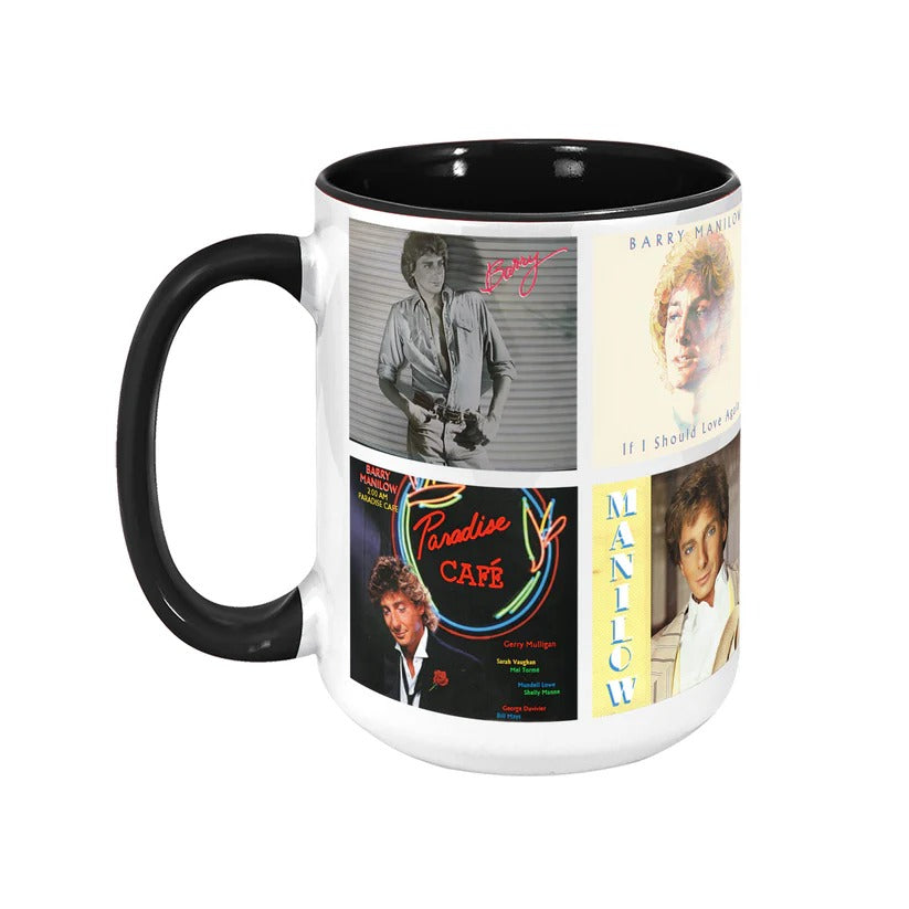 Barry Manilow Albums Cover 80s Collection Retro Mug