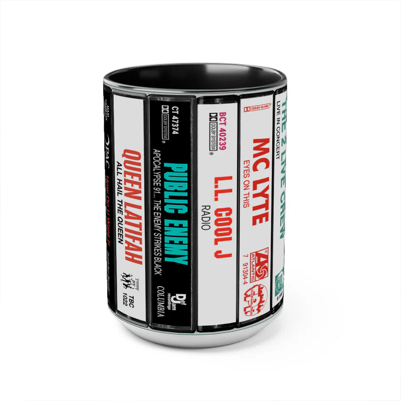 Hip Hop Tapes Cassette Collection Retro Accent Mug