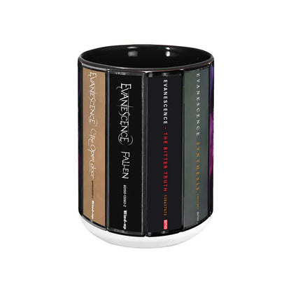 Evanescence Albums Cassette Collection Retro Accent Mug