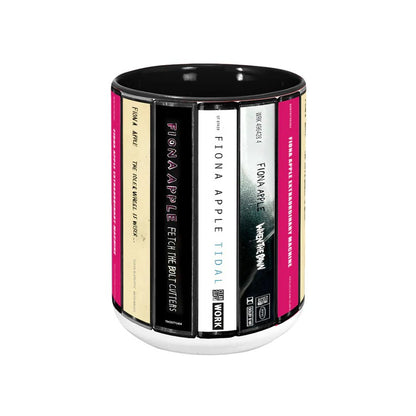 Fiona Apple Albums Cassette Collection Retro Accent Mug