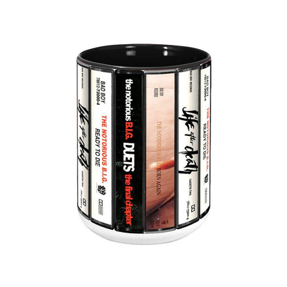 The Notorious B.I.G. Albums Cassette Retro Accent Mug
