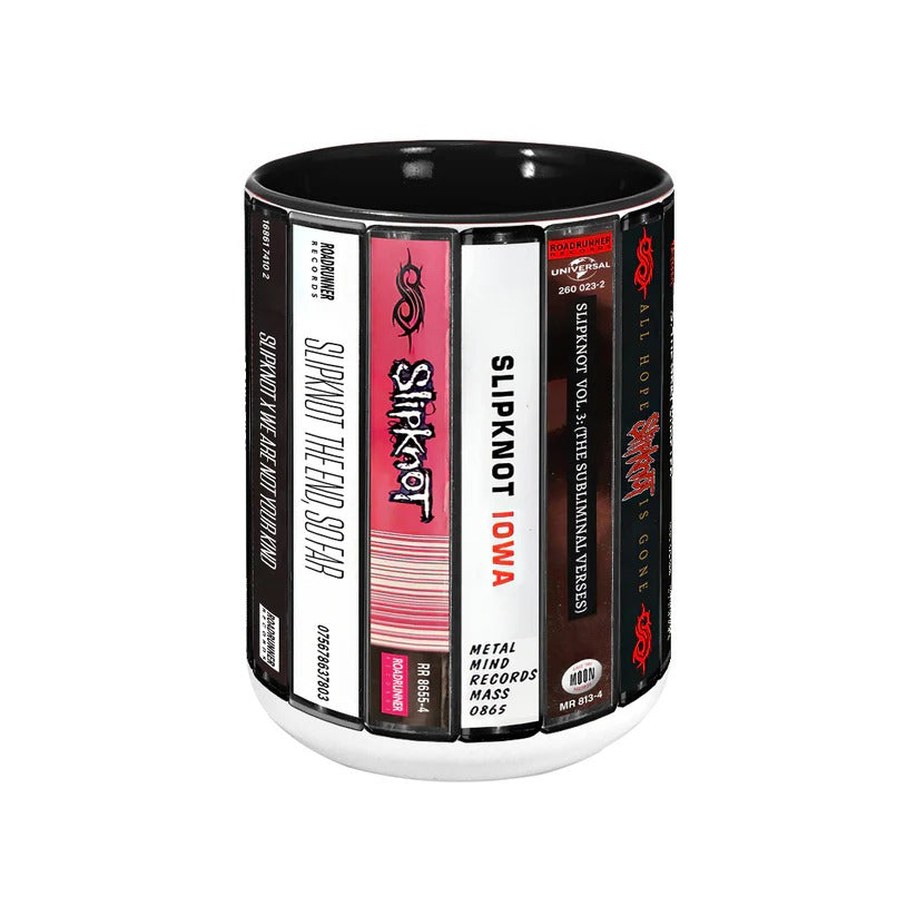 Slipknot Albums Cassette Collection Retro Accent Mugs