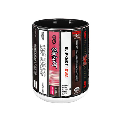 Slipknot Albums Cassette Collection Retro Accent Mugs