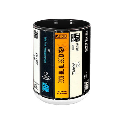 YES Albums Retro Cassette Collection Accent Mug