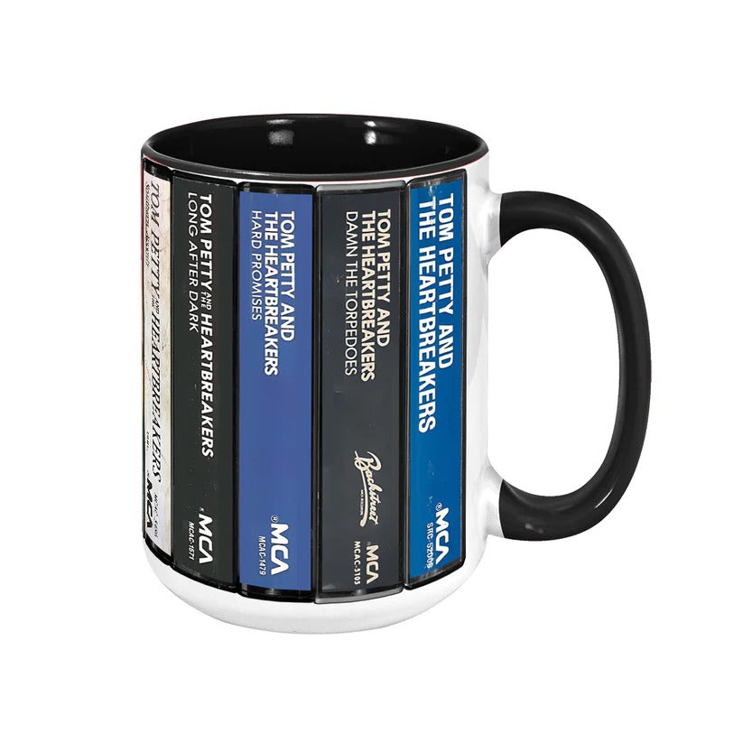 Tom Petty Albums Cassette Retro Collection Accent Mug