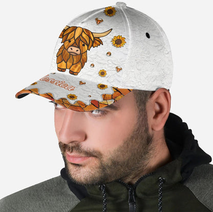 Adorable Highland Cow - Personalized Classic Cap