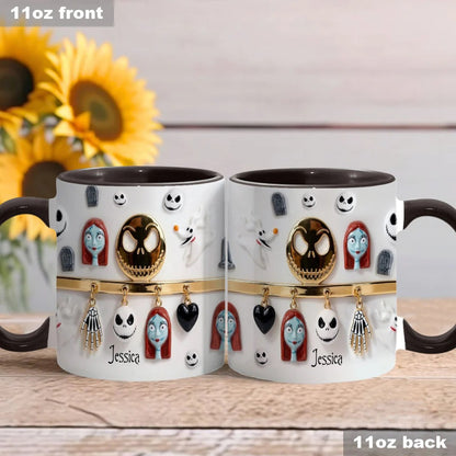 The Couple Nightmare Mug - Personalized Couple Accent Mug