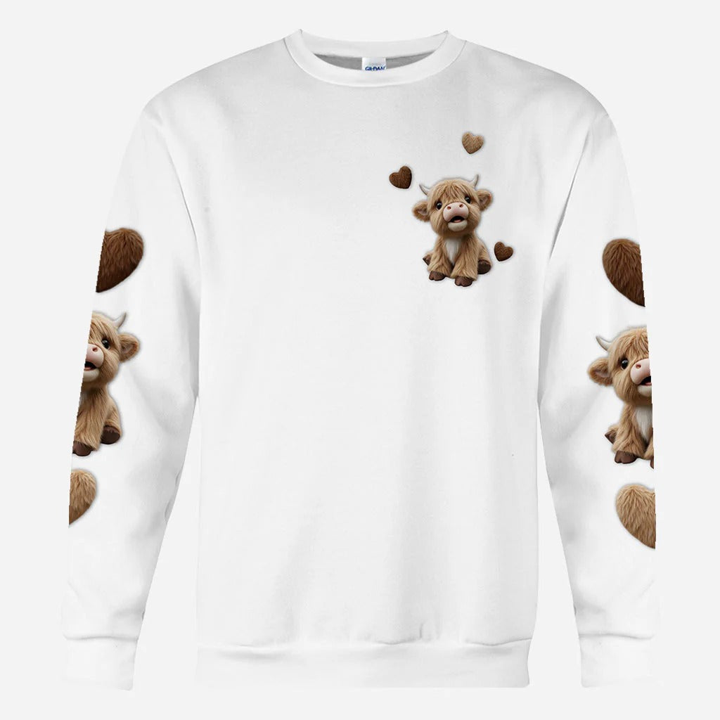 Highland Cow - Personalized All Over Print Shirt