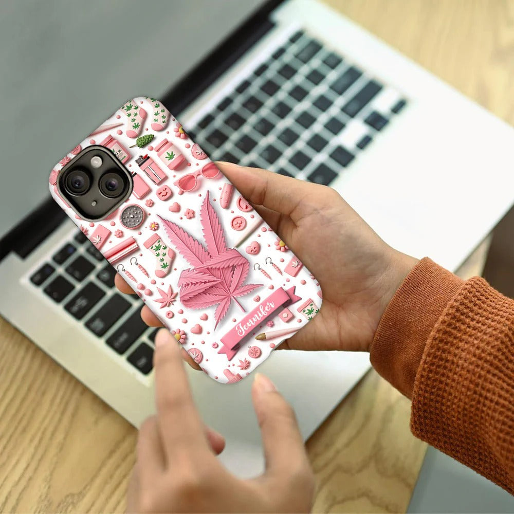It's 4_20 Somewhere, Personalized Weed Full Print Phone Case