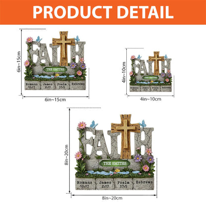 Faith Love- Personalized Custom Shaped Acrylic Plaque