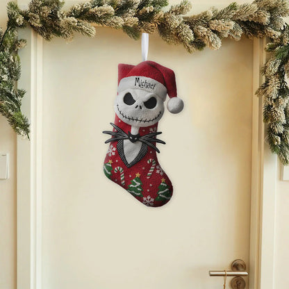 Personalised Couple Scary Christmas Stocking