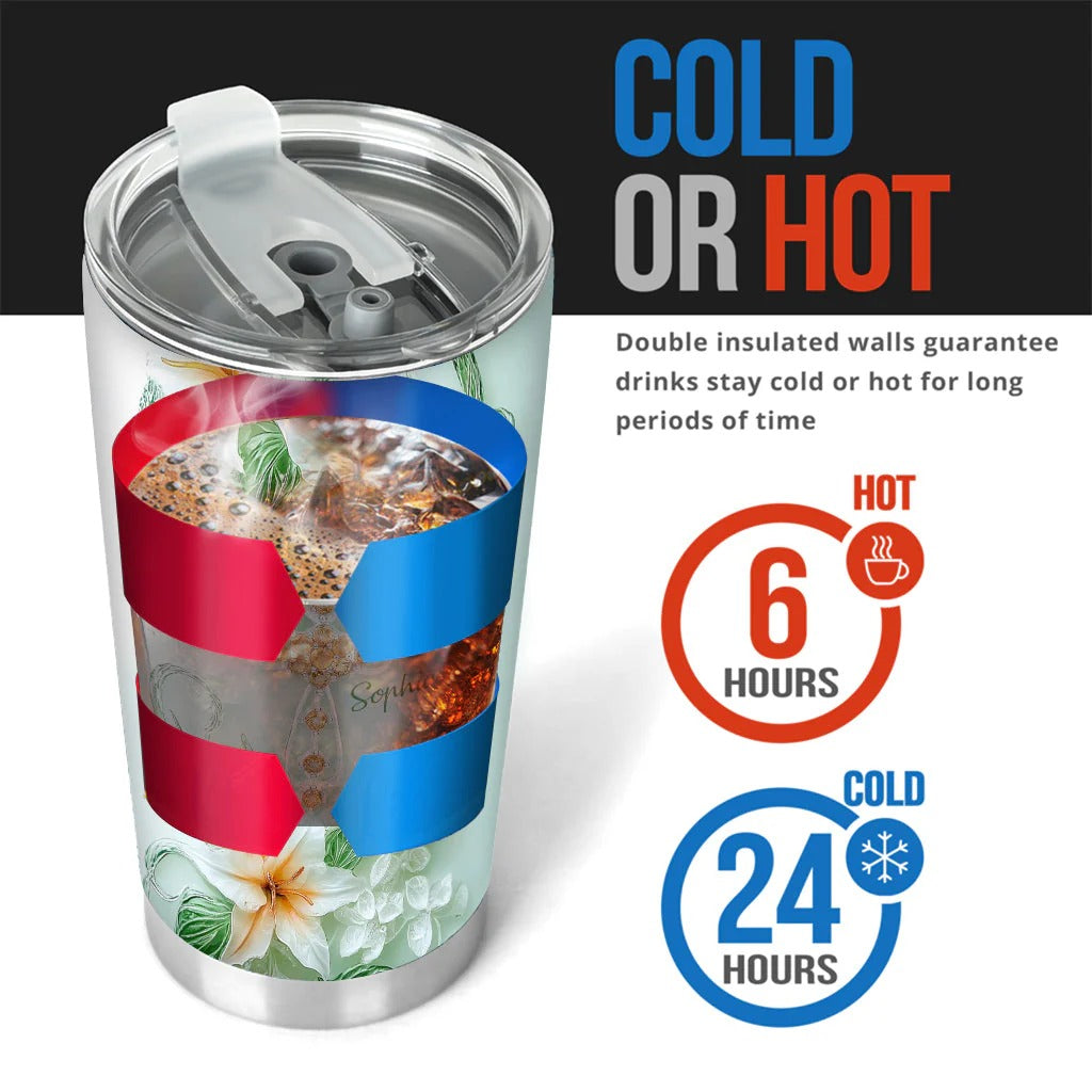 Trust In Lord With All Your - Personalized Jesus Tumbler
