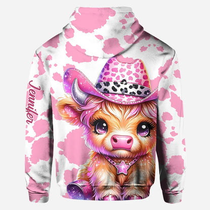 Cute Cow - Personalized Hoodie and Leggings