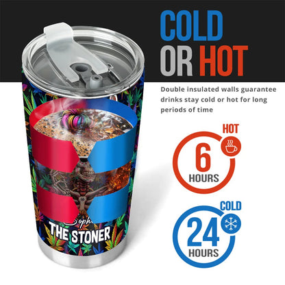 The Stoner Tumbler, Personalized Weed Tumbler