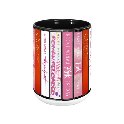 Nicki Minaj Albums Cassette Collection Retro Accent Mug