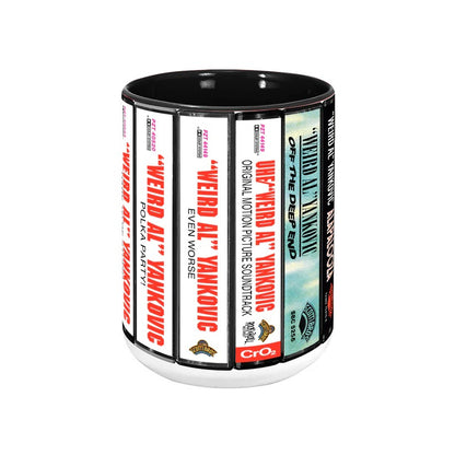 Weird AI Albums Cassette Collection Retro Accent Mug