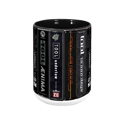 Tool Albums Cassette Collection Retro Accent Mug