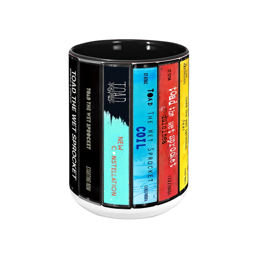 Toad the Wet Sprocket Albums Cassette Collection Retro Accent Mug
