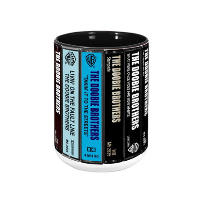 The Doobie Brothers Albums Cassette Retro Collection Accent Mug