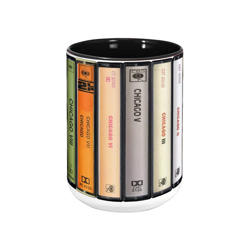 Chicago Albums Cassette Retro Collection Accent Mug