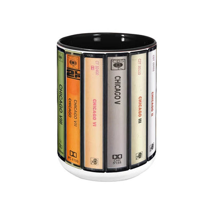 Chicago Albums Cassette Retro Collection Accent Mug