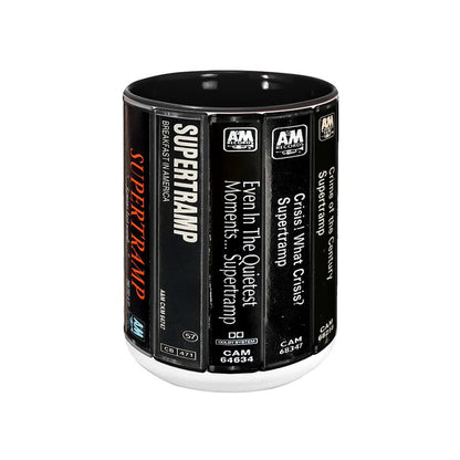 Supertramp Albums Cassette Retro Collection Accent Mug