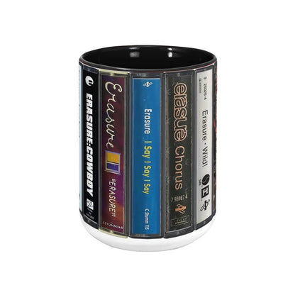 Erasure Albums Cassette Collection Retro Accent Mug