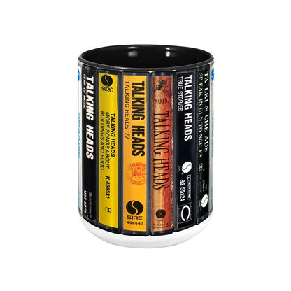 Talking Heads Albums Cassette Retro Collection Accent Mug