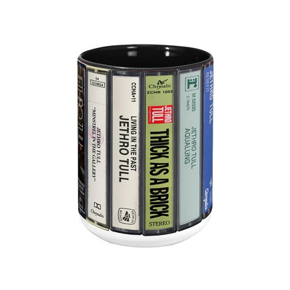 Jethro Tull Albums Cassette Retro Collection Accent Mug