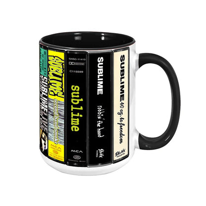 Sublime Albums Cassette Collection Retro Accent Mug