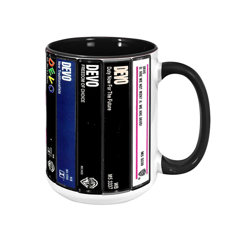 Devo Albums Cassette Retro Collection Accent Mug