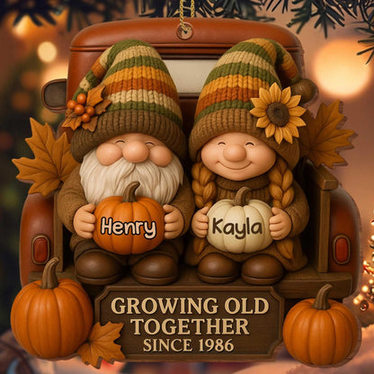 Gnome Wedding Ornament