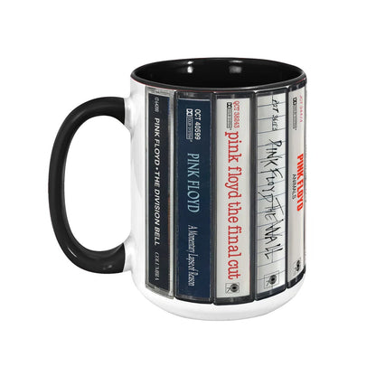 Pink Floyd Albums Cassette Retro Collection Accent Mug