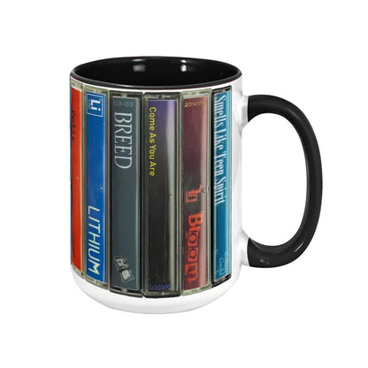 Nirvana Nevermind Album Cassette Retro Accent Mug