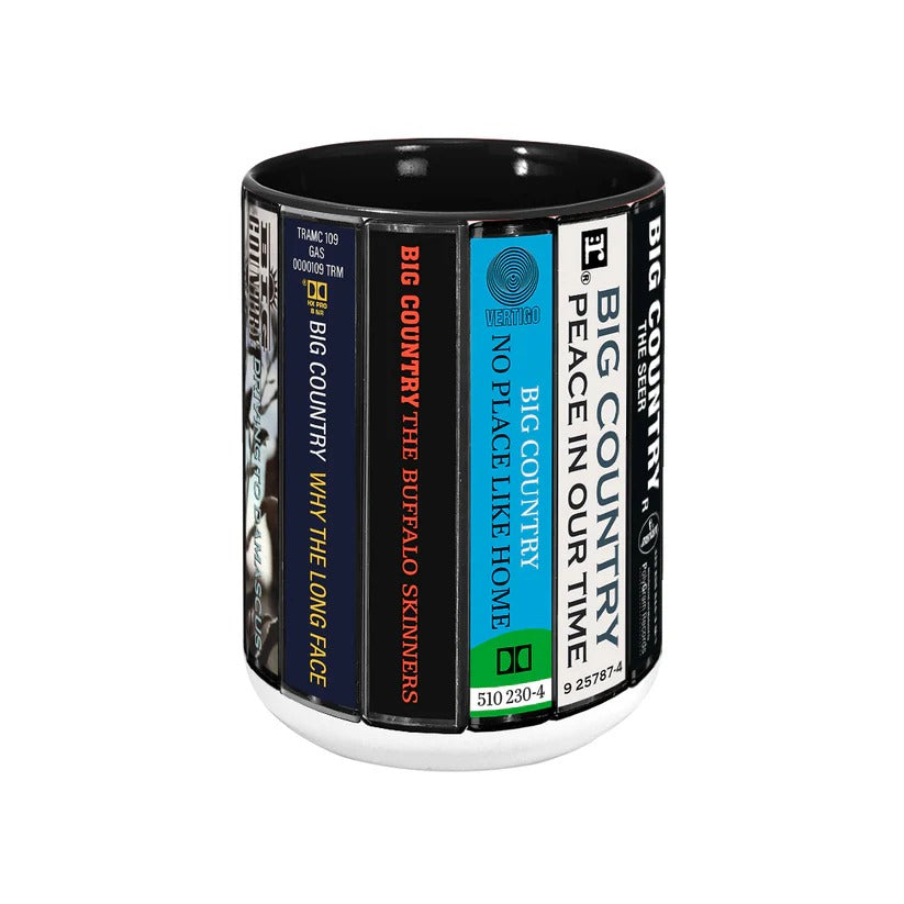 Big Country Albums Cassette Collection Retro Accent Mug