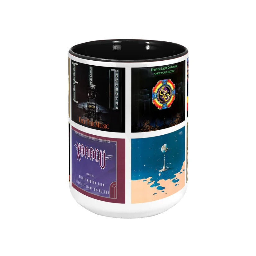 Electric Light Orchestra Albums Cover 80s Collection Retro Accent Mug