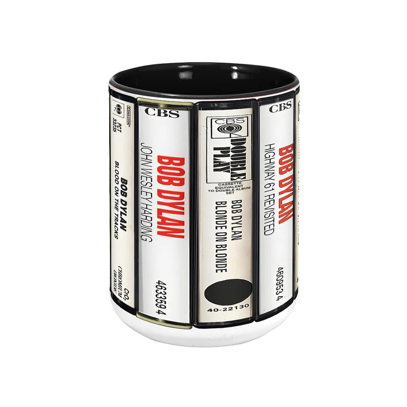 Bob Dylan Cassette Retro Collection Accent Mug