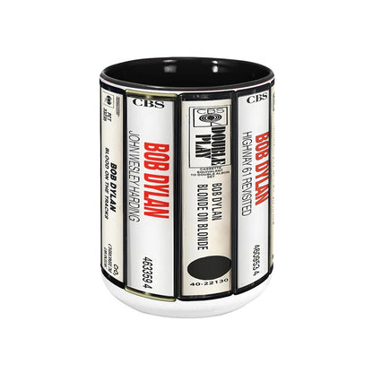 Bob Dylan Cassette Retro Collection Accent Mug
