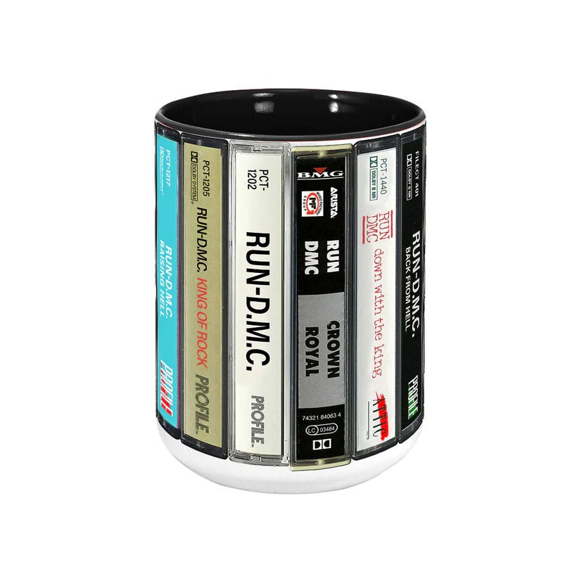 Run-D.M.C. Albums Cassette Retro Collection Accent Mug