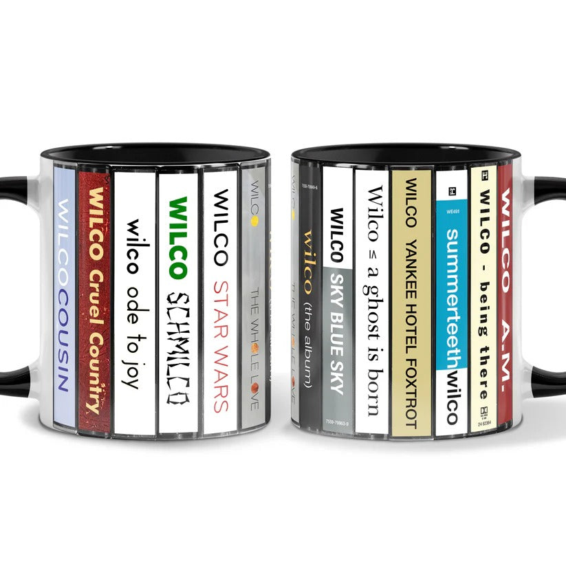 Wilco Albums Cassette Collection Retro Accent Mug