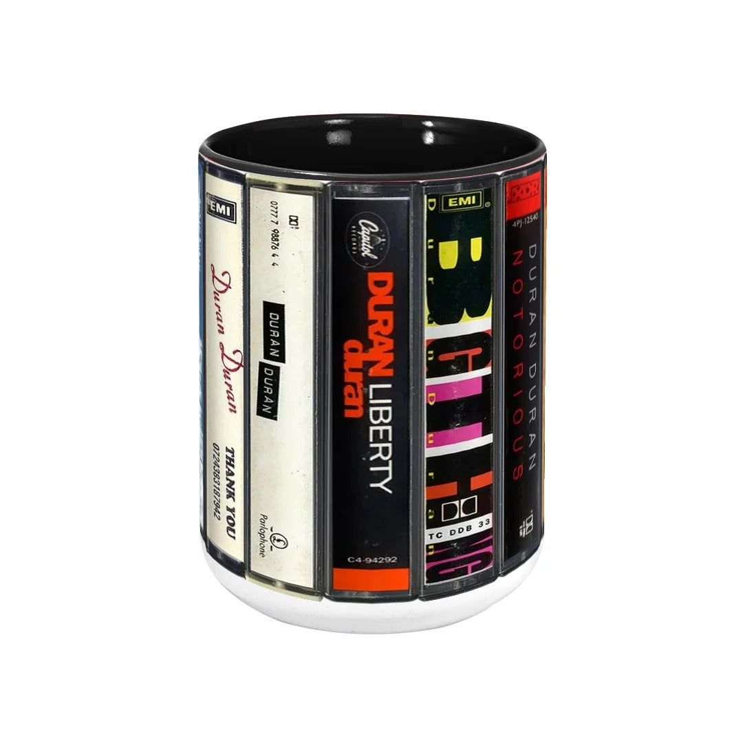 Duran Duran Albums Cassette Retro Collection Accent Mug